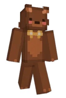 ascarybear Minecraft avatar full body