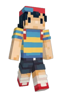 asoleep Minecraft avatar full body