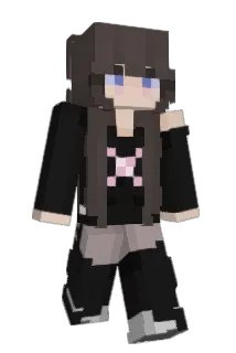 asxending Minecraft avatar full body