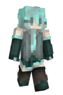 awamellia Minecraft avatar full body