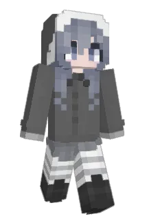 awkward Minecraft avatar full body