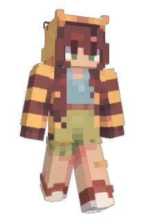 axelbee Minecraft avatar full body