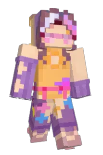 axoloaf Minecraft avatar full body