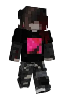 ayanokaneko Minecraft avatar full body