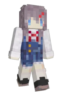 ayaseRiora Minecraft avatar full body