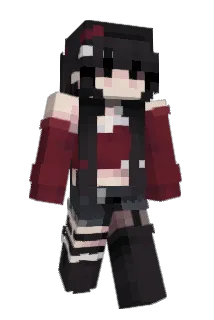 azjatka Minecraft avatar full body