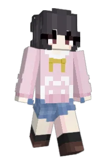 azu Minecraft avatar full body