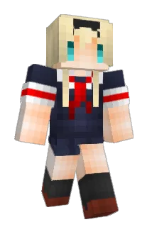 azusamine Minecraft avatar full body
