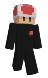 Califa's Minecraft skin wearing the Migrator cape