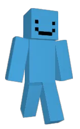 havelock blue and black Minecraft skin — Classic model