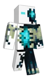 white and bunker Minecraft skin — Classic model — first worn by _EnderShot_