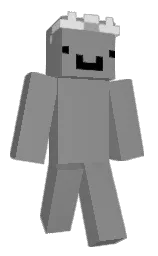 gray and mercury Minecraft skin — Classic model