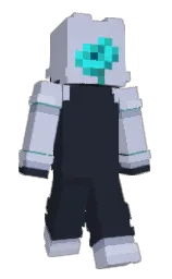ebony clay and blue haze Minecraft skin — Slim model