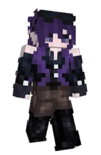 Front of Menvie's skin