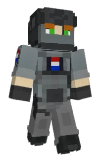 Front of GamerBoll's skin