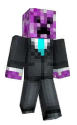 wisebroke's Minecraft skin wearing the Menace cape