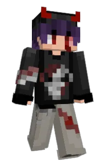 Front of Evikyu's skin