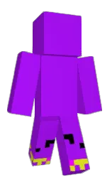 electric violet and seance Minecraft skin — Classic model — first worn by vqtrx