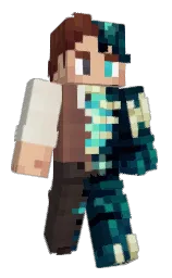 TimAwsomeguy's Minecraft skin wearing the Twisted cape