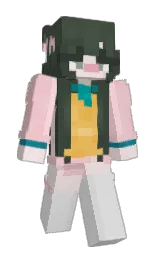 emyii's Minecraft skin wearing the Cherry Blossom cape