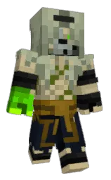 indian khaki and battleship gray Minecraft skin — Classic model — first worn by VackHalm