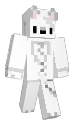 white and alto Minecraft skin — Classic model