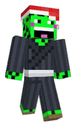 charade and bright gray Minecraft skin — Classic model