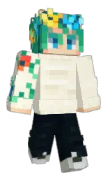 coconut cream and citrine white Minecraft skin — Classic model — first worn by realnexa