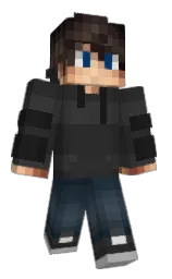 TruGamer's Minecraft skin wearing the 15th Anniversary cape