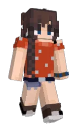 romantic and rock Minecraft skin — Slim model — first worn by 555wnchrs