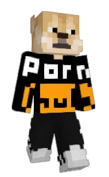 black and cod gray Minecraft skin — Slim model