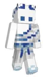 white and alto Minecraft skin — Slim model