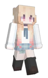 oymy's Minecraft skin wearing the Pan cape