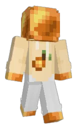 wheat and orange roughy Minecraft skin — Classic model