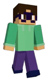 minsk and ocean green Minecraft skin — Classic model — first worn by Cookienator09