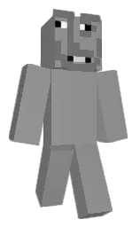 gray and silver chalice Minecraft skin — Classic model — first worn by xBluex4