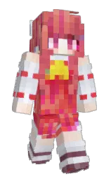 whisper and athens gray Minecraft skin — Slim model — first worn by Huan_Bao