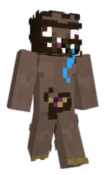 tobacco brown and eternity Minecraft skin — Classic model