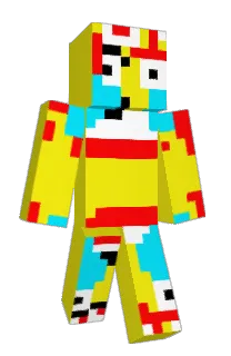 Front of IAm8YearsOld's skin