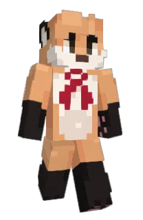 Front of FluffedUpFox's skin