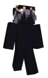 HallowRendering's Minecraft skin wearing the Twisted cape