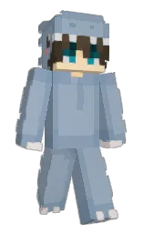 cadet blue and bali hai Minecraft skin — Slim model