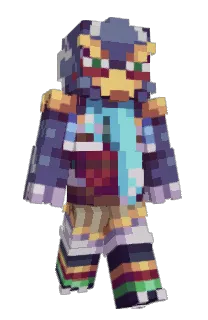 Front of Pixlbi's skin