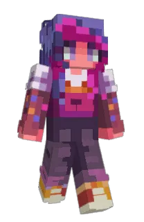 Front of paidi's skin