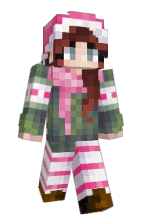 Front of Kimegite's skin