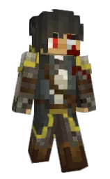 dune and heavy metal Minecraft skin — Slim model — first worn by Sammythechair