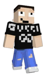 Stakoura's Minecraft skin wearing the Purple Heart cape