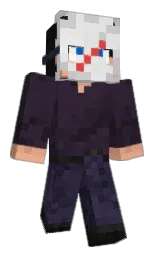 cod gray and bleached cedar Minecraft skin — Slim model