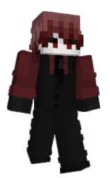amnyamchik's Minecraft skin wearing the Purple Heart cape