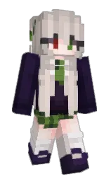 silver rust and tide Minecraft skin — Slim model
